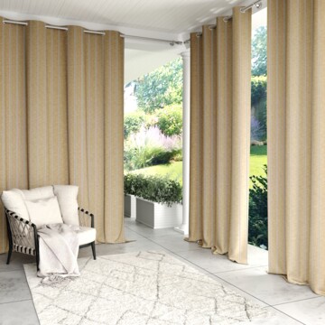 Outdoor curtain made of marquise fabric Dickson 5348, 175w*220h cm